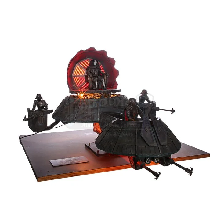Skeletor's light-up barge miniature