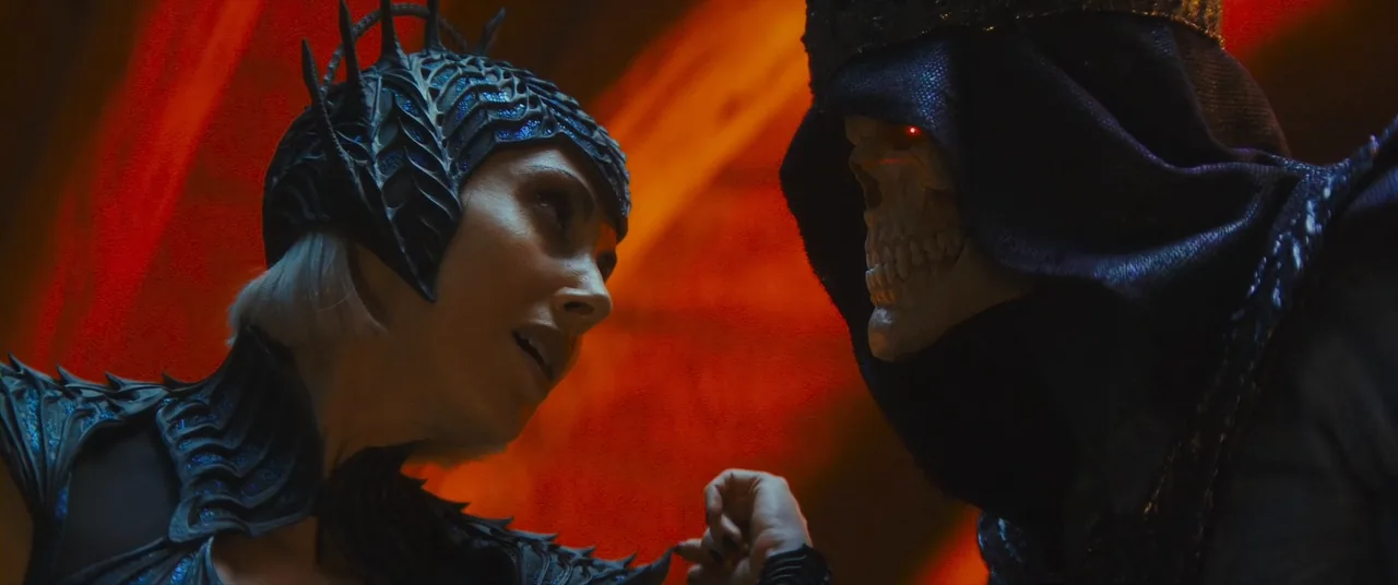 Skeletor and Evil-Lyn scene