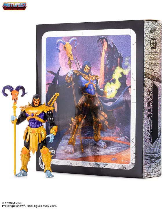 The packaging front, with the figure standing beside the window box and its painted Santalucia artwork.