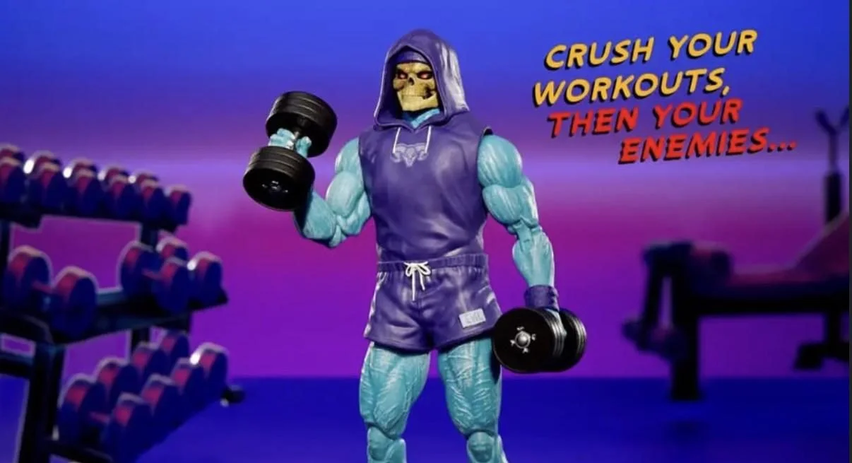 Gym Bro Skeletor action figure revealed by Mattel Creations for SDCC 2026