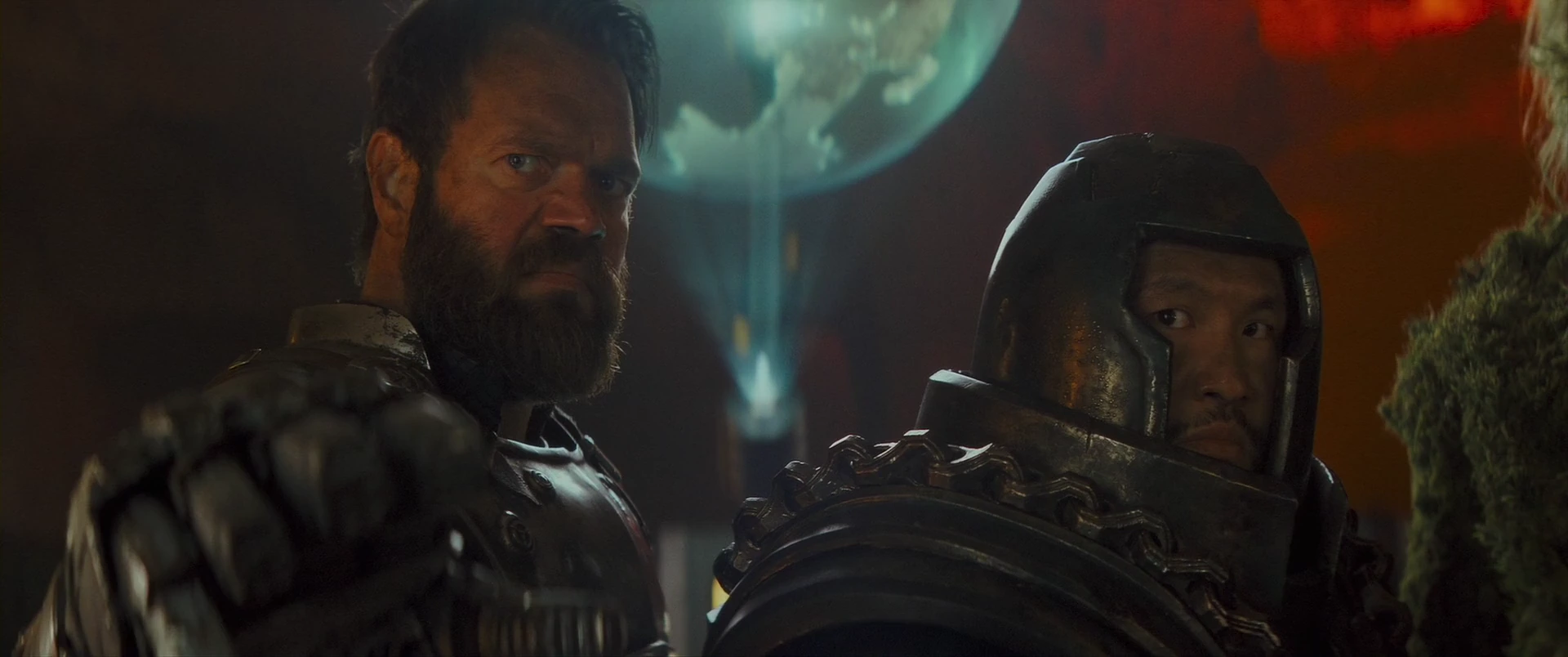 Duncan, the Man-At-Arms, battle-worn but unbroken after years in hiding.