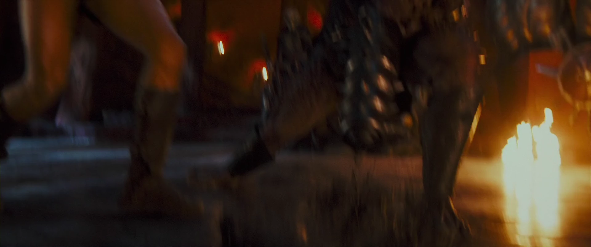 The melee inside Snake Mountain at full pitch.