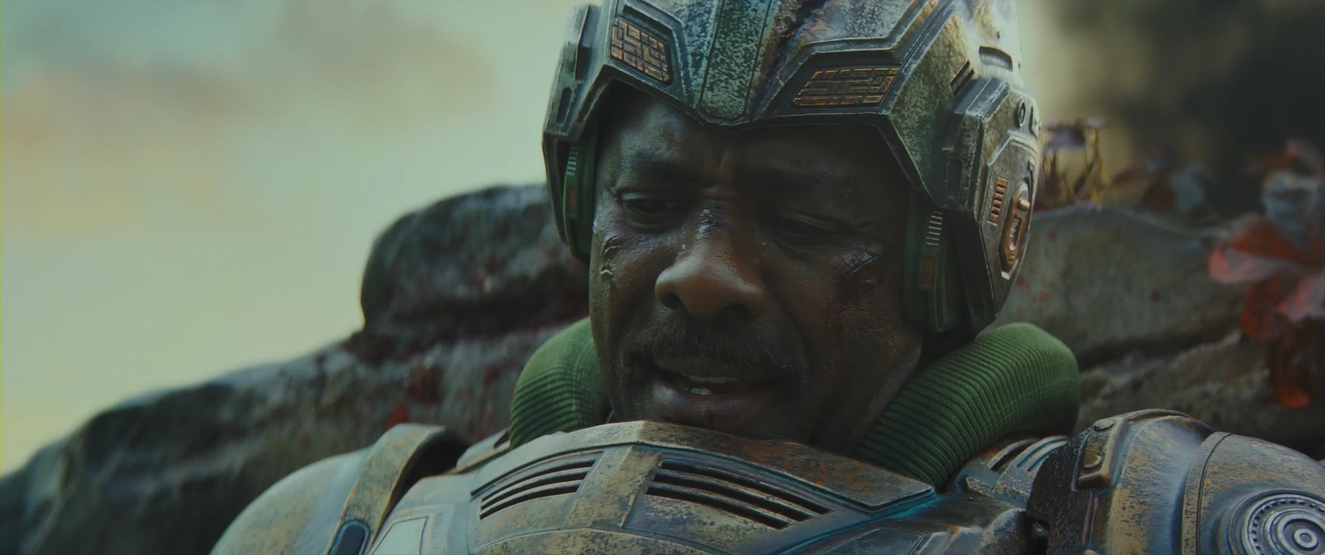 Man-At-Arms, wounded, refuses to fall.
