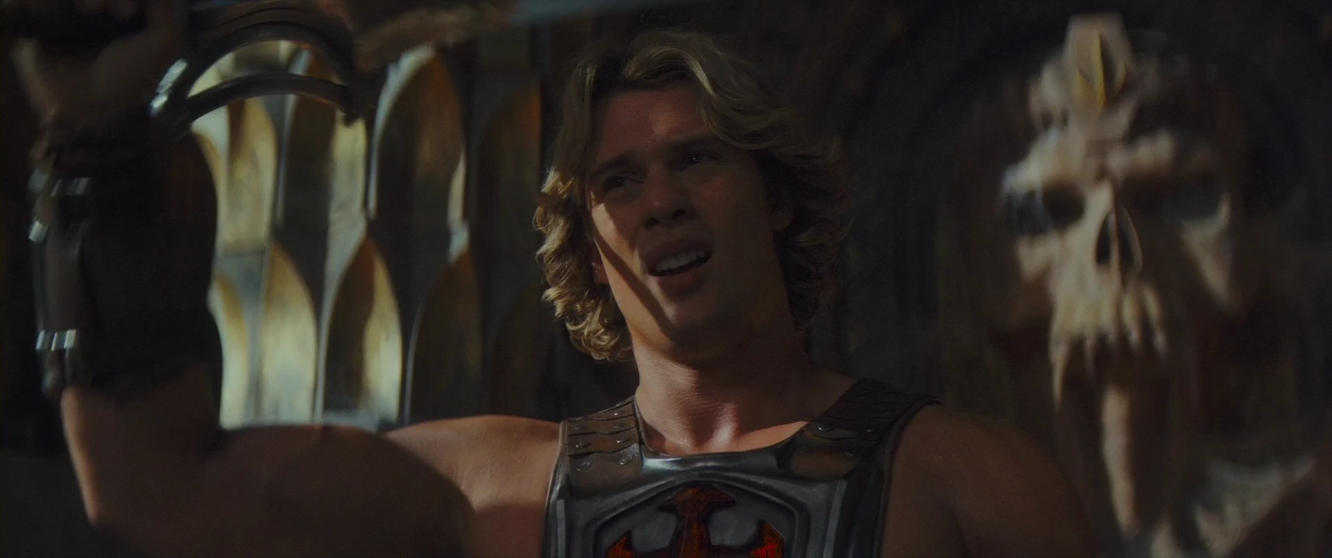 Adam, armored, realizing the power was never in the sword but in him.