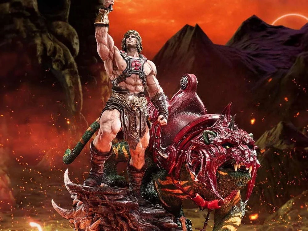 Masters of the Universe Real Elite Masterline He-Man & Battle Cat (Ultimate Ver.) 1/4 Scale Statue