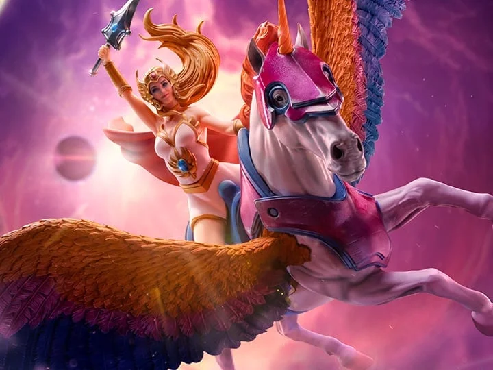 Masters of the Universe Battle Diorama Series She-Ra and Swift Wind 1/10 Art Scale Limited Edition Statue