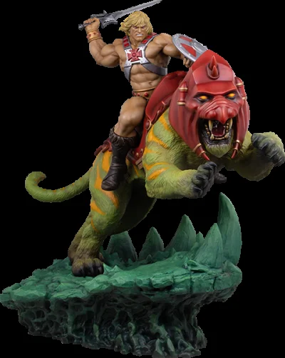 He-Man and Battle Cat Quarter Scale Maquette