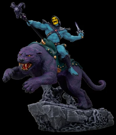 Skeletor and Panthor Quarter Scale Maquette