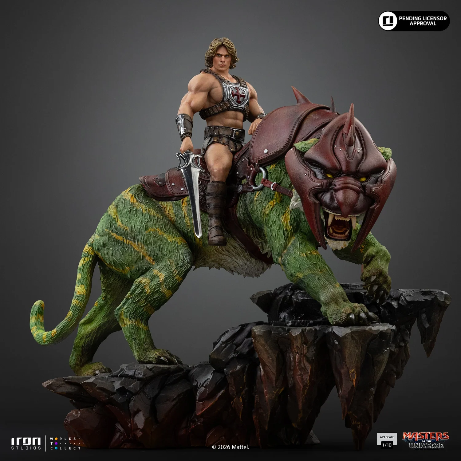 Pre-Order - Statue He-Man and Battle Cat - Masters of the Universe Movie - Deluxe Art Scale 1/10 - Iron Studios