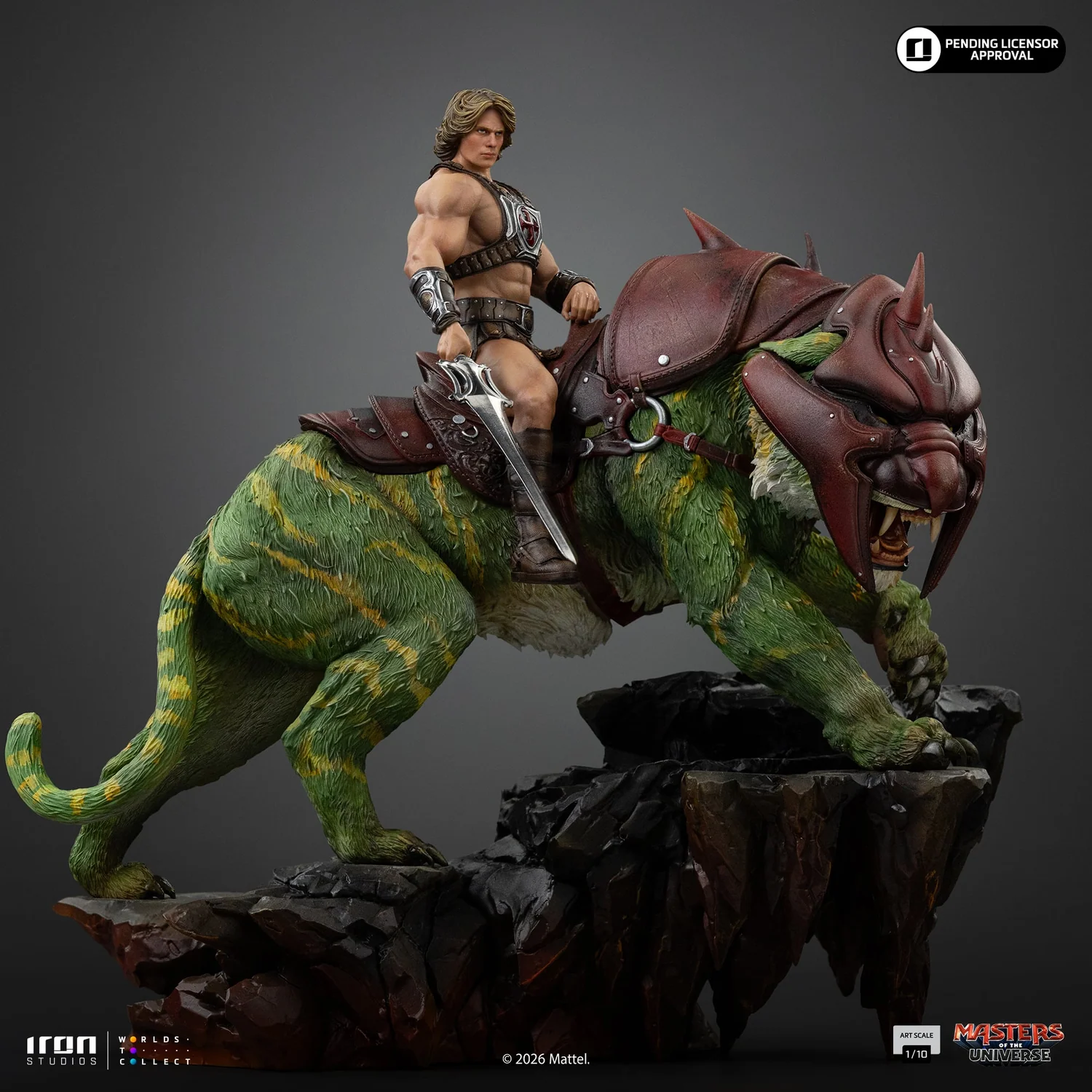 Pre-Order - Statue He-Man and Battle Cat - Masters of the Universe Movie - Deluxe Art Scale 1/10 - Iron Studios