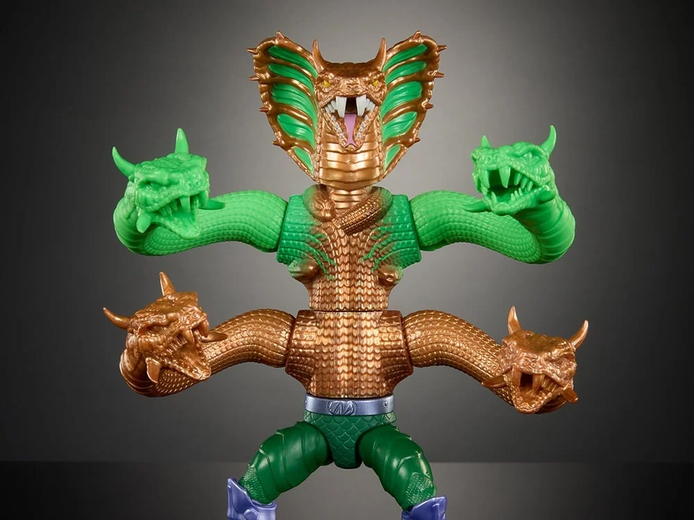 Masters of the Universe: Origins Turtles of Grayskull King Hiss Deluxe Action Figure