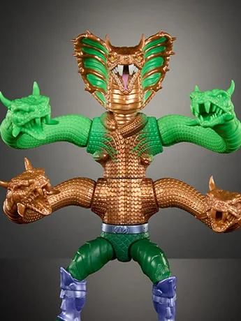 Masters of the Universe: Origins Turtles of Grayskull King Hiss Deluxe Action Figure