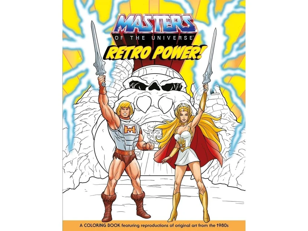Masters of the Universe: Retro Power! Coloring Book