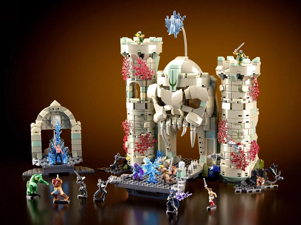 Mattel Brick Shop Masters of the Universe Battle of Castle Grayskull Building Set