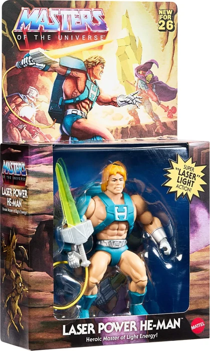 Masters of the Universe Origins Deluxe Laser Power He-Man
