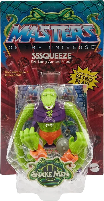 Masters of the Universe Origins Rise of Snake Men Sssqueeze Figure