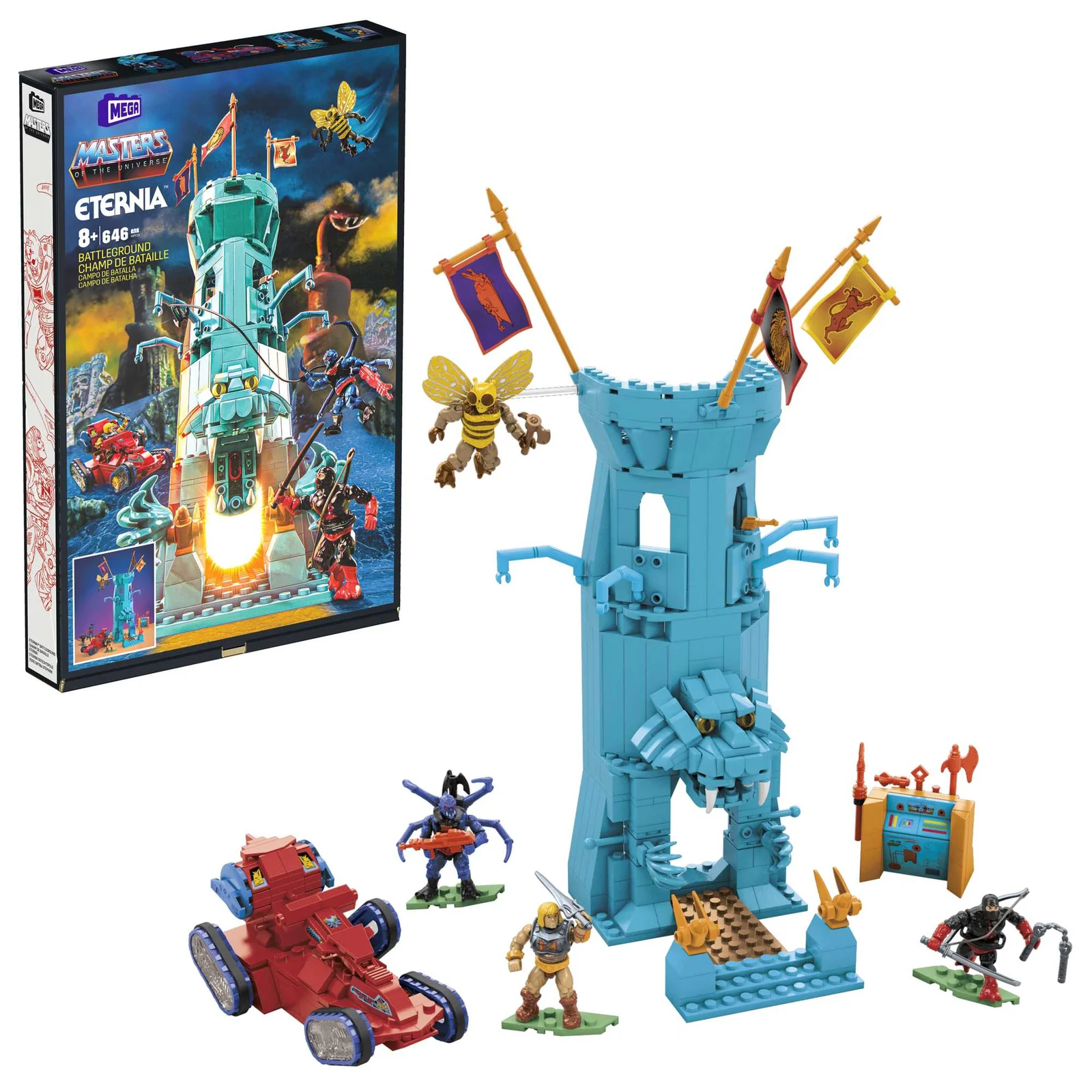 MEGA Masters of the Universe Eternia Battleground Building Set