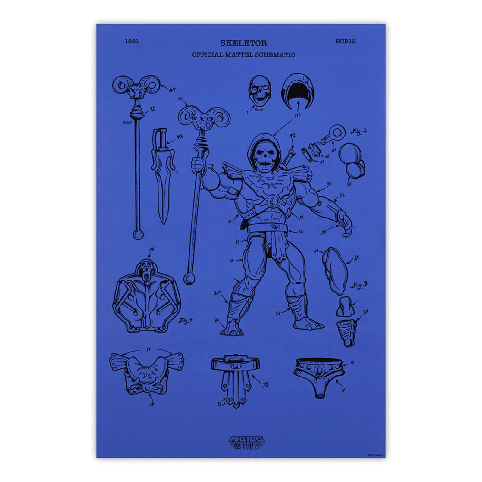 Art of Engineering Skeletor Print