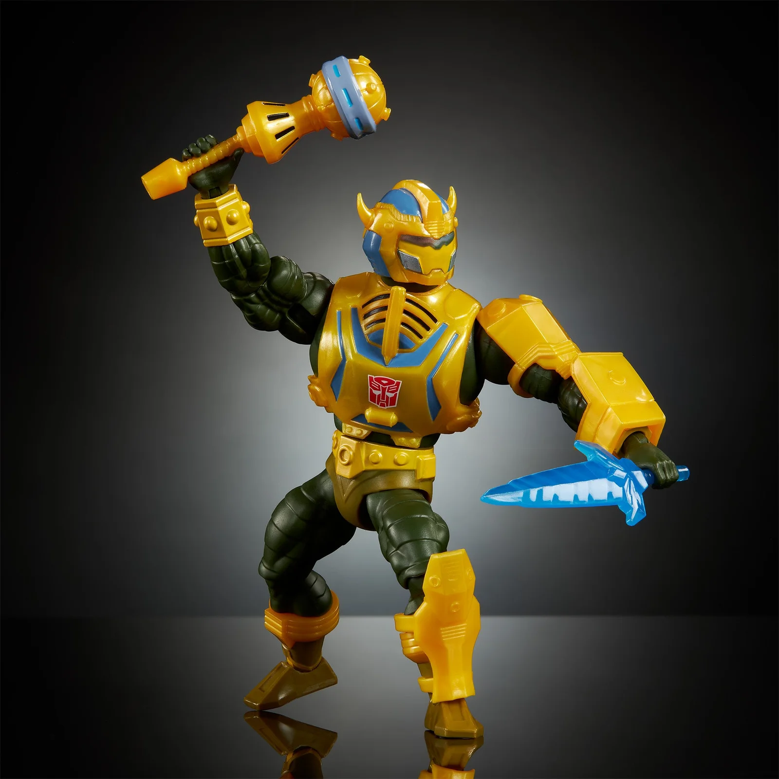 Masters of the Universe x Transformers Bumblebee Armor Man-At-Arms Action Figure