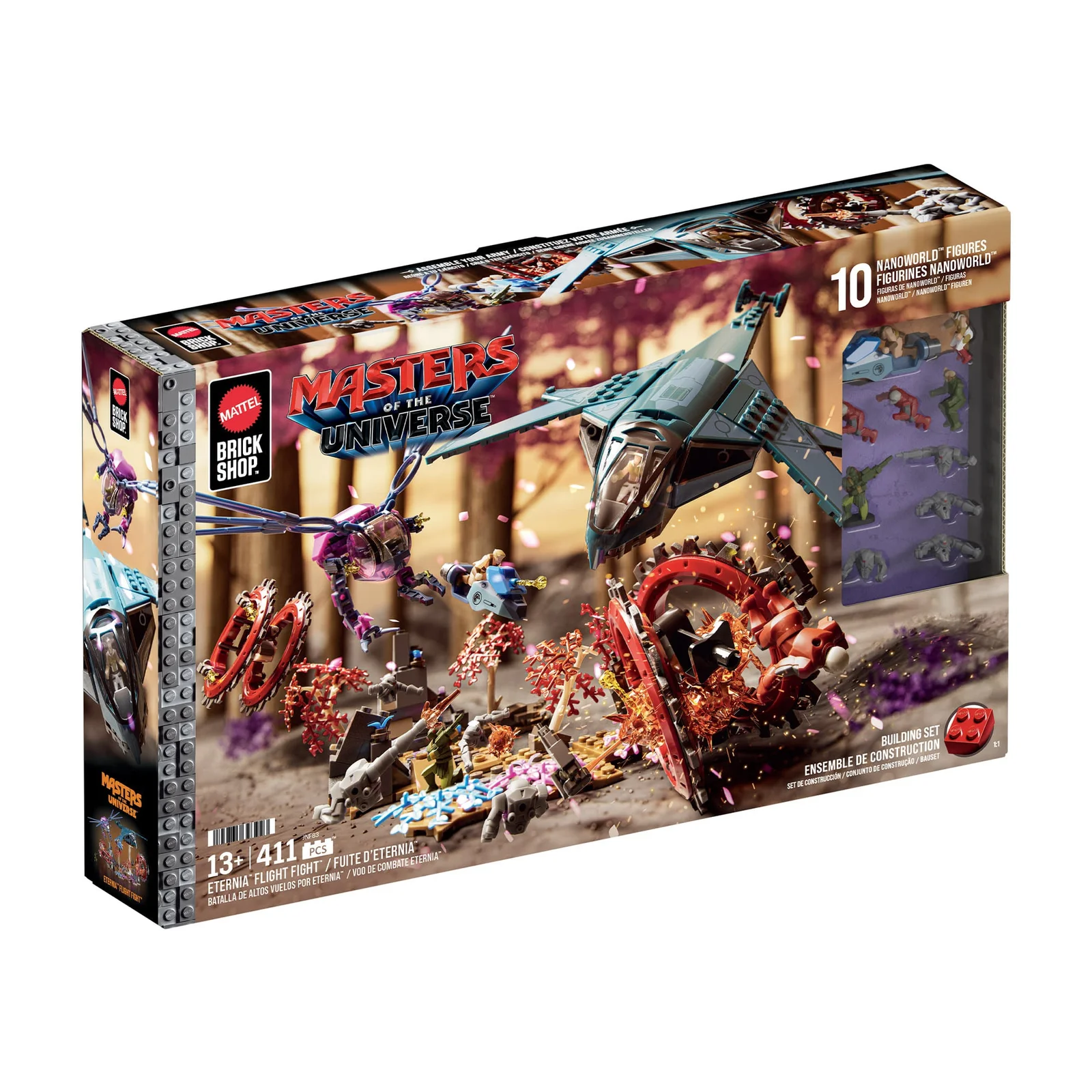 Mattel Brick Shop Masters of the Universe Eternia Flight Fight Building Set