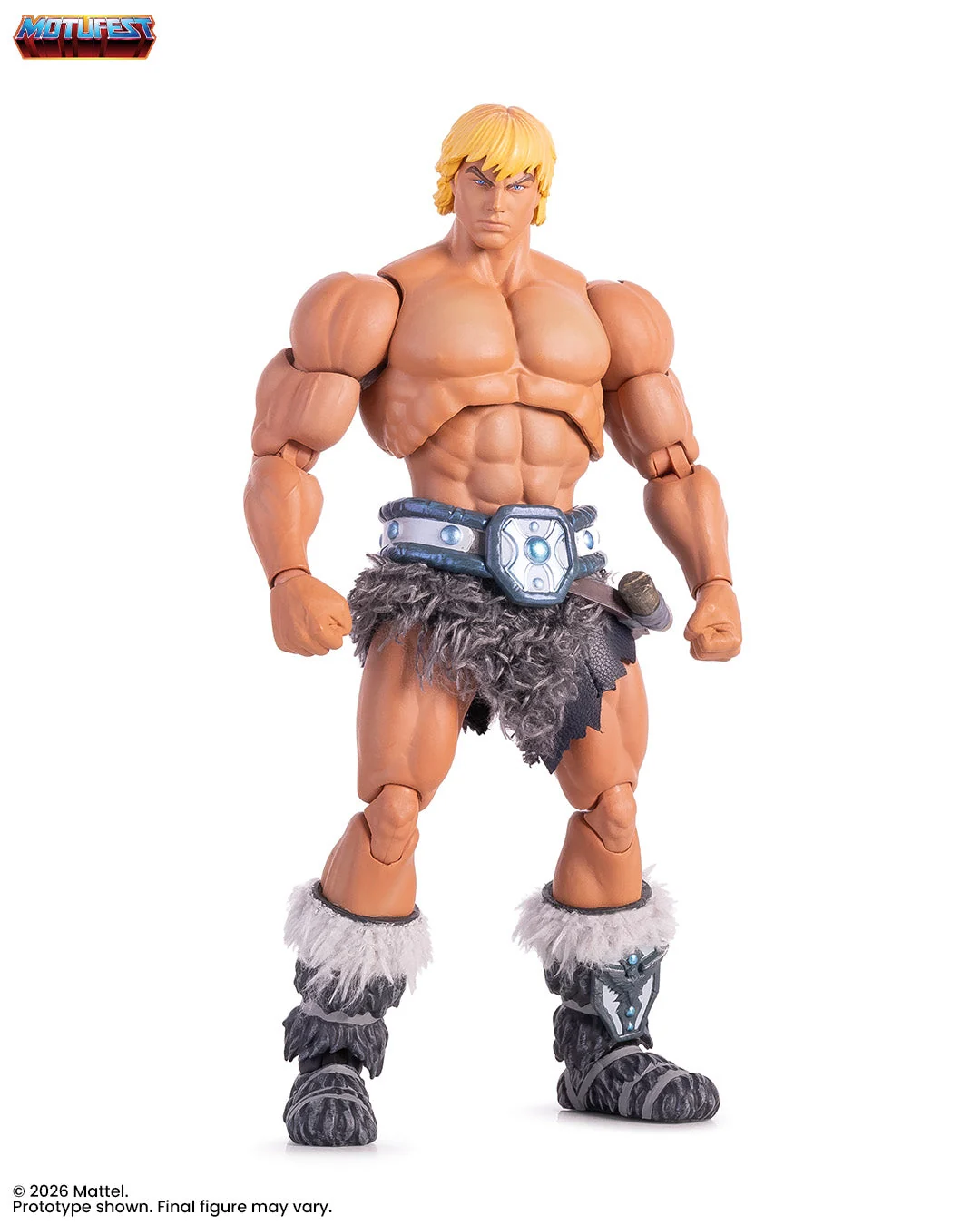 Ice Armor He-Man figure with the armour removed