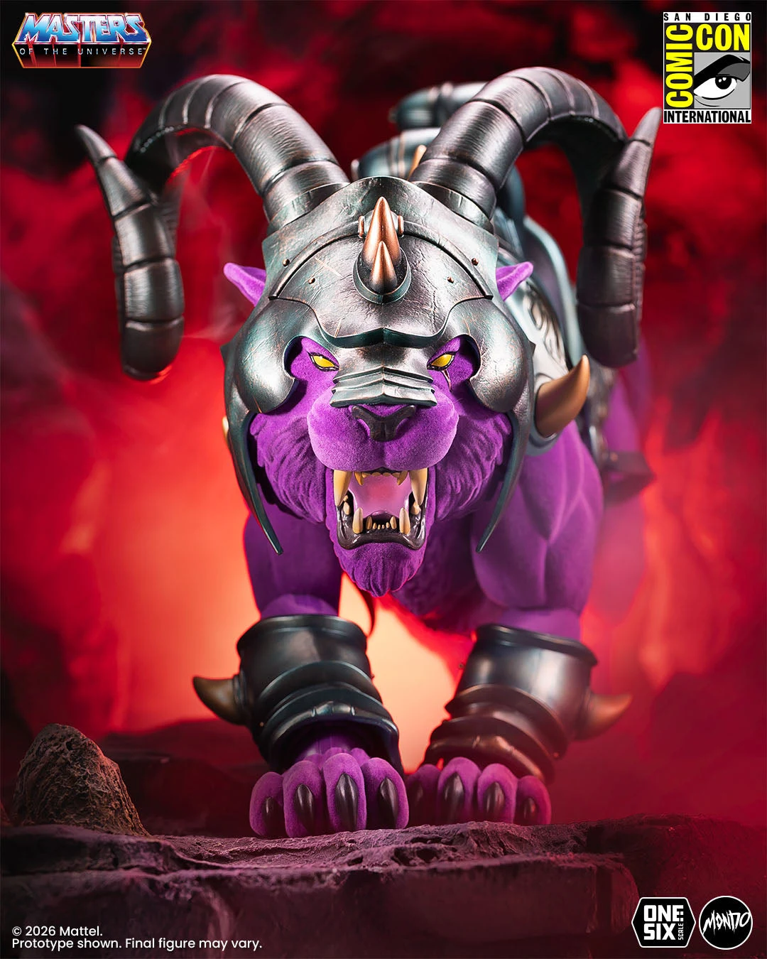 Masters of the Universe: Panthor 1/6 Scale Figure - Flocked Limited Edition