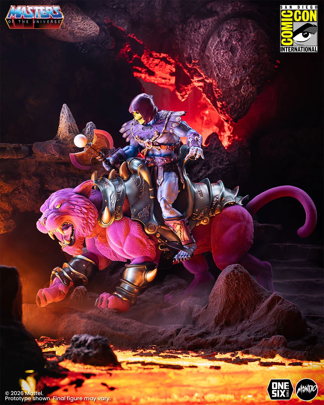Masters of the Universe: Panthor 1/6 Scale Figure - Flocked Limited Edition