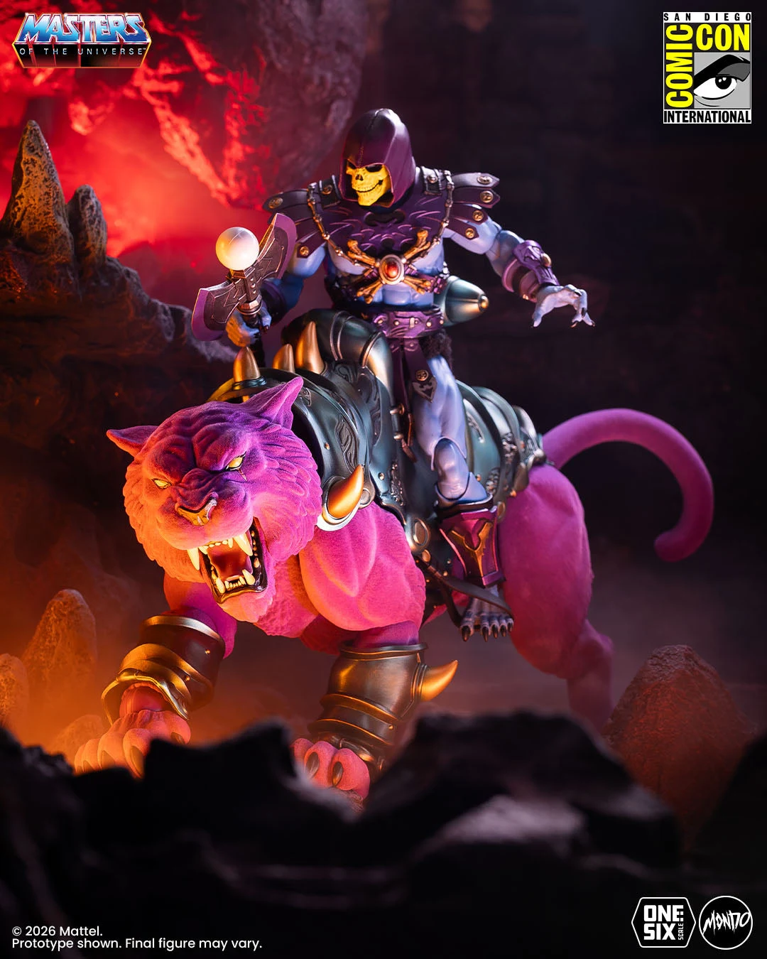 Masters of the Universe: Panthor 1/6 Scale Figure - Flocked Limited Edition