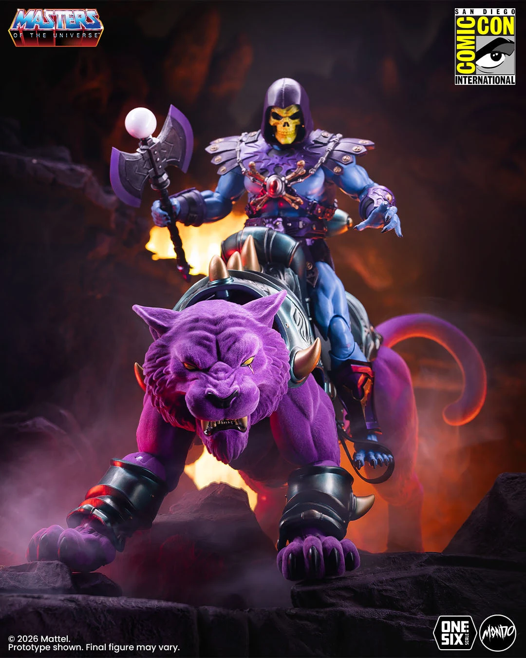 Masters of the Universe: Panthor 1/6 Scale Figure - Flocked Limited Edition