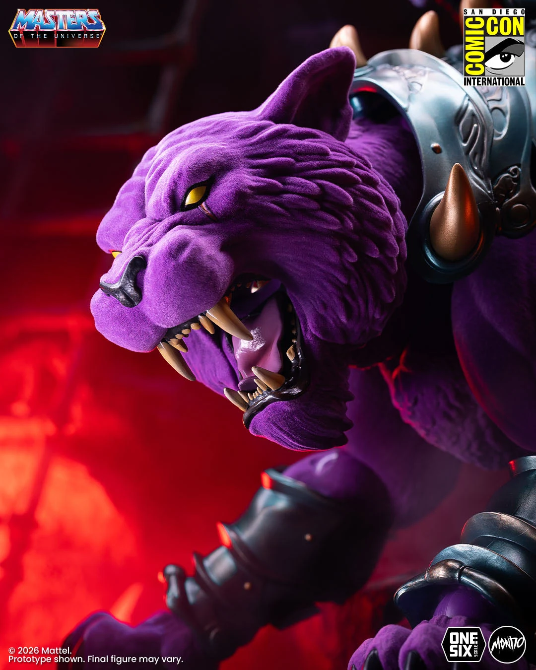 Masters of the Universe: Panthor 1/6 Scale Figure - Flocked Limited Edition
