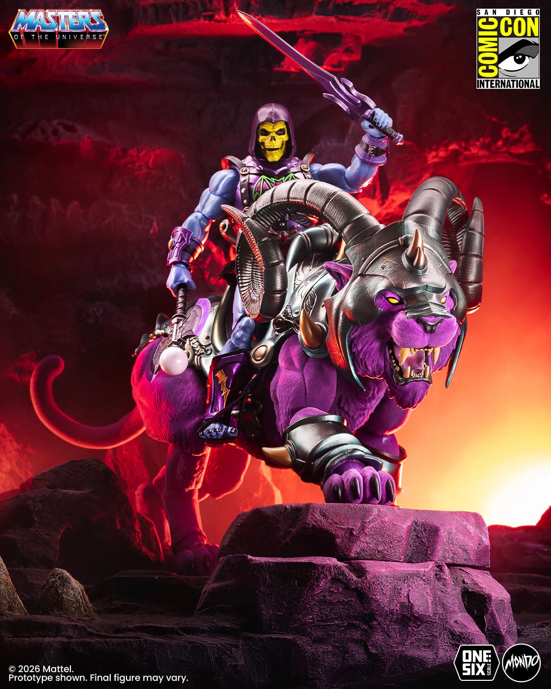 Masters of the Universe: Panthor 1/6 Scale Figure - Flocked Limited Edition