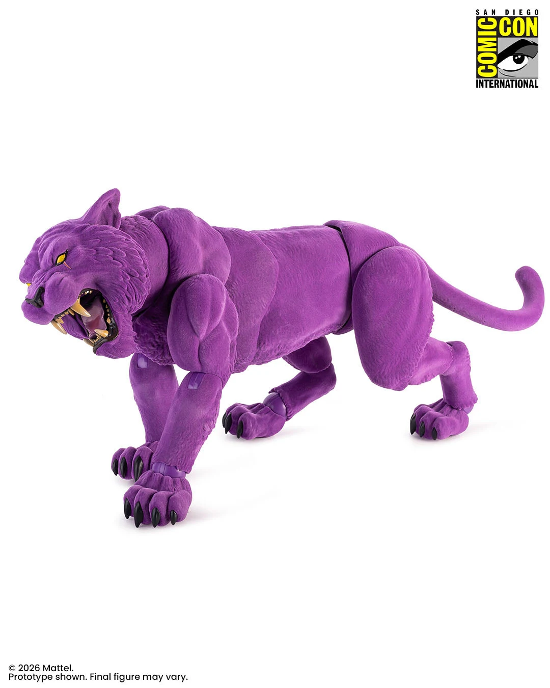Flocked Panthor side profile detail