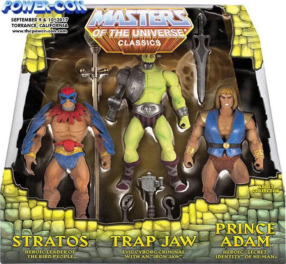 Super7 Classics - Trap Jaw, Prince Adam and Stratos 3 Pack