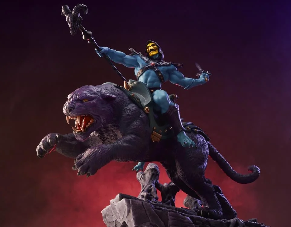 Skeletor & Panthor Classic Deluxe 1/6 Maquette